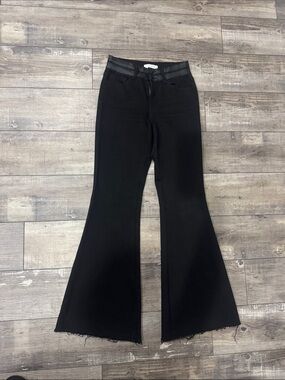 Flying Monkey Black Flared High-Rise Jeans